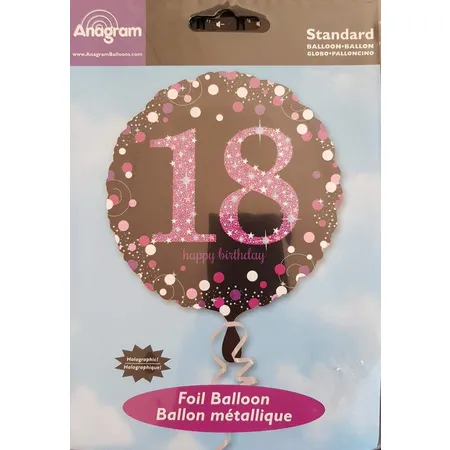 Amscan Folienballon Happy Birthday Holographic Duo Shop De