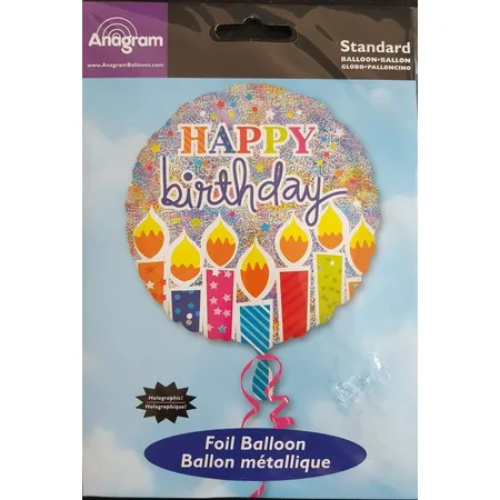 Amscan Folienballon Happy Birthday Kerzen Duo Shop De