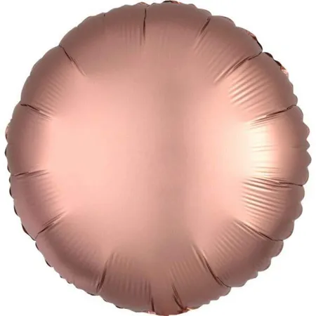 Amscan Folienballon Rund Satin Luxe Rose Cooper Duo Shop De