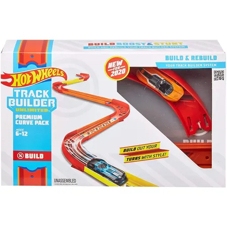 Hot Wheels Track Builder Unlimited Premium Kurven Set Inkl