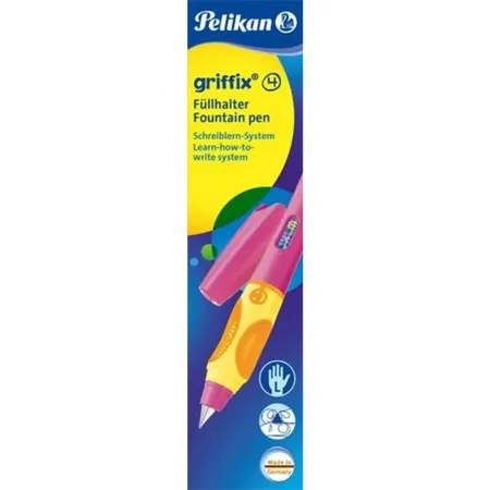 Pelikan griffix Füller Linkshänder Pink in Faltschachtel duo shop de