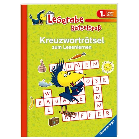 Ravensburger Leserabe 1 Lesestufe Kreuzworträtsel zum Lesenlernen