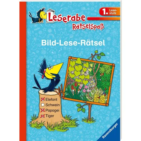 Ravensburger Leserabe Lesestufe 1 Bild Lese Rätsel duo shop de