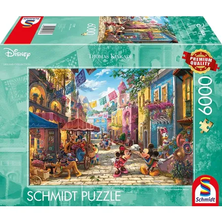 Schmidt Spiele Puzzle Thomas Kinkade Disney Mickey Und Minnie In