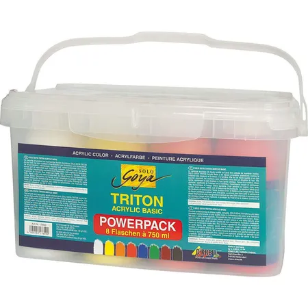 SOLO GOYA Triton Acrylic Powerpack 8 X 750 Ml Duo Shop De