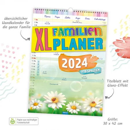 Tr Tsch Gro Bildkalender Xl Familienplaner Duo Shop De