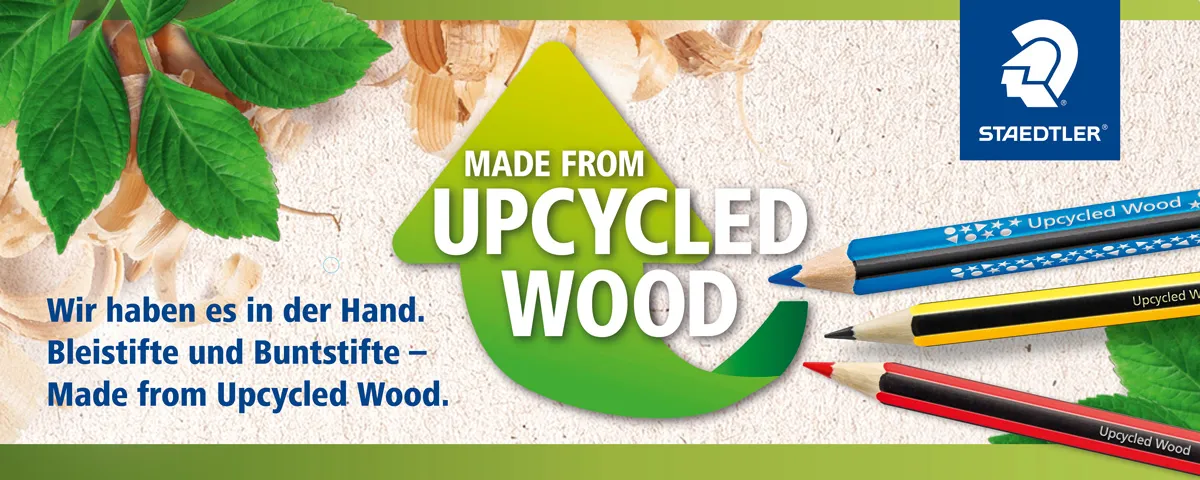 Willkommen im Staedtler Noris Upcycled Wood Online-Shop im duo-Shop