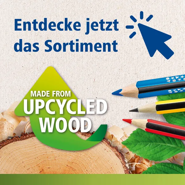 Willkommen im Staedtler Noris Upcycled Wood Online-Shop im duo-Shop