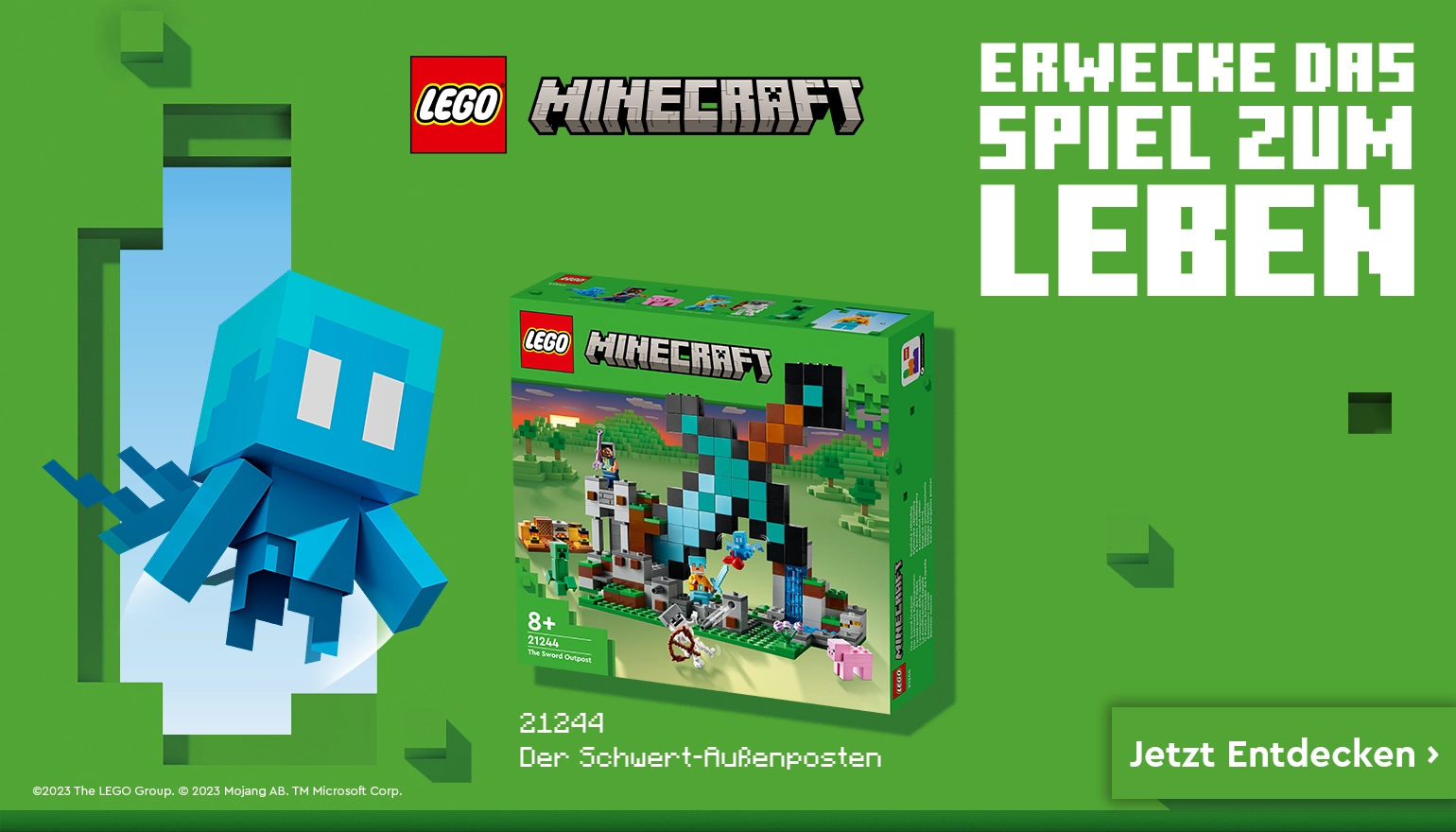 Entdecke LEGO® Minecraft™ Sets im duo Shop