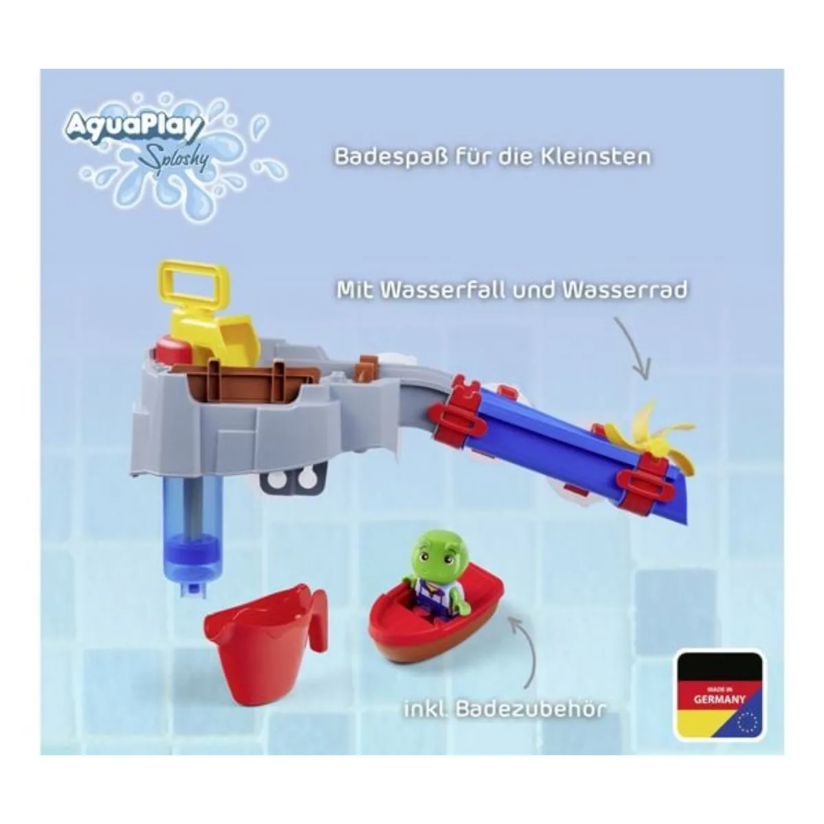 Aquaplay Unisex Baby Blau Wasserspielset Sploshy Mountain - Image 3