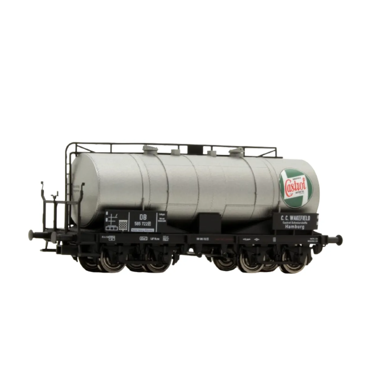 BRAWA 47075 H0 Kesselwagen, 4-achsig „Castrol“, DB, Ep. III