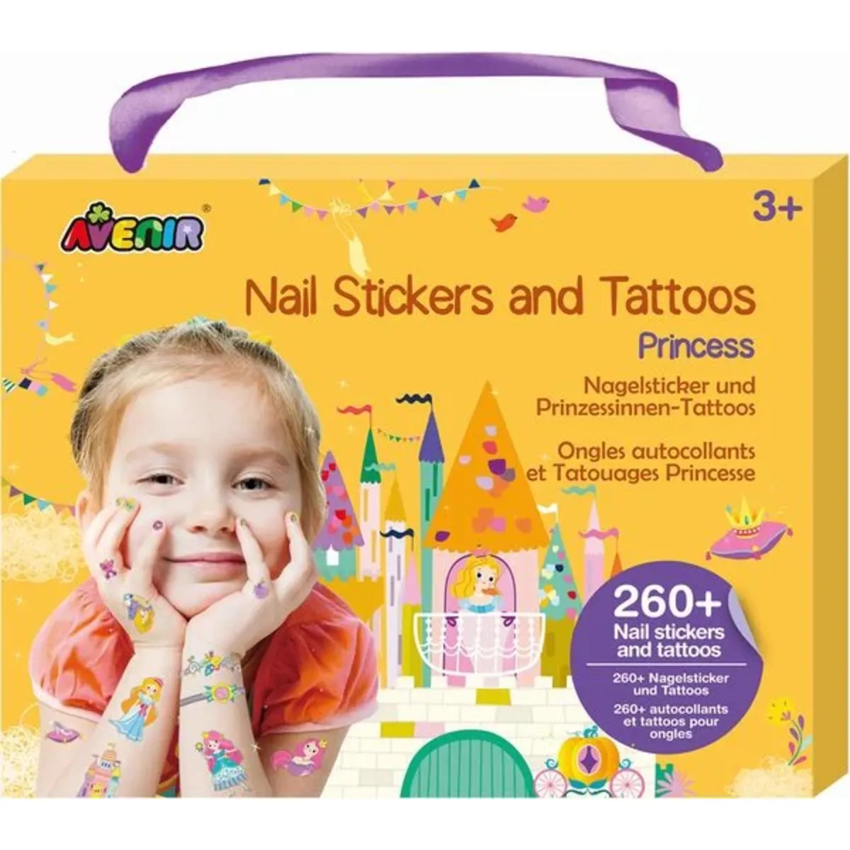 Carletto Nagelsticker & Tattoos Prinzessin