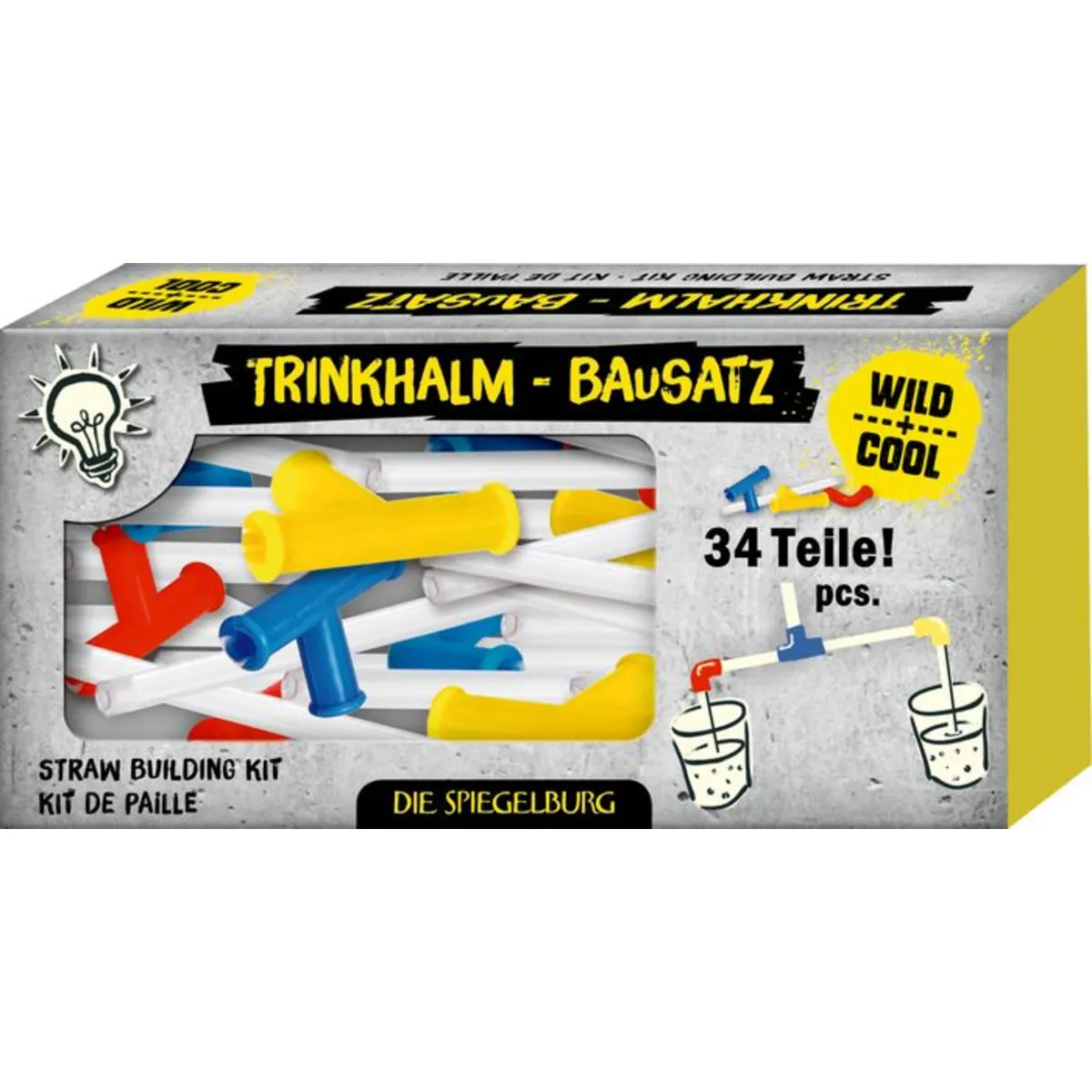Die Spiegelburg Bunt Trinkhalm-Bausatz Wild+Cool