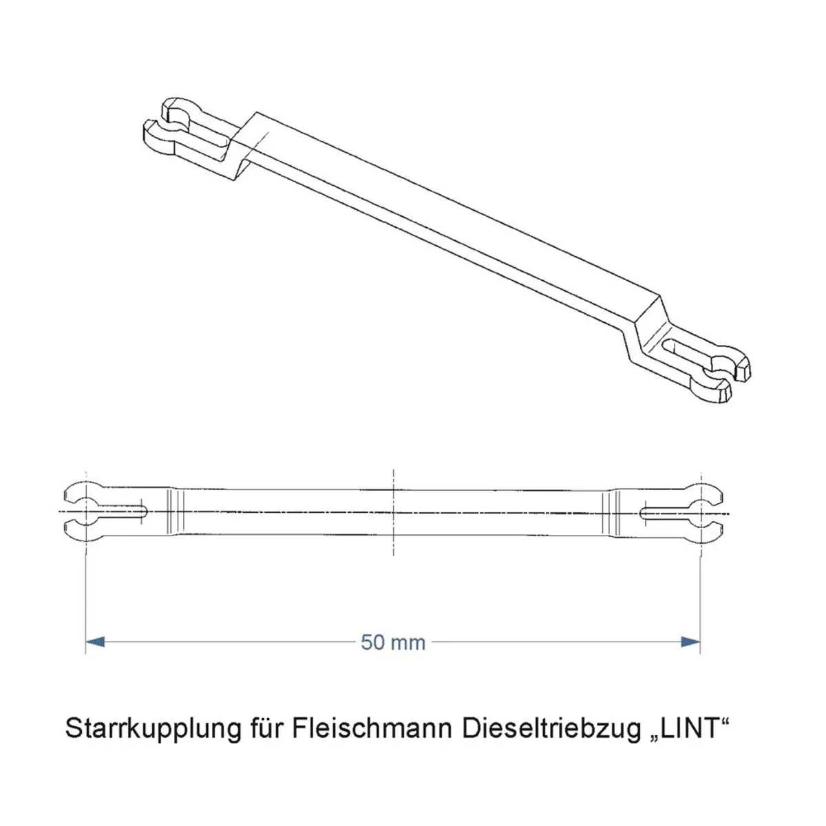 FLEISCHMANN 386012 H0 KUPPELSTANGE FÜR 4420,4423
