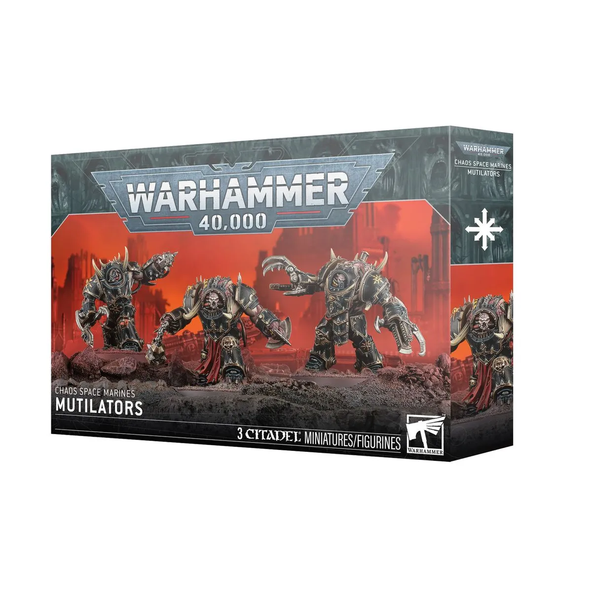 Games Workshop Unisex Rouge Figurine Warhammer 40K - Space Marine Du Chaos Mutilators - Bild 3