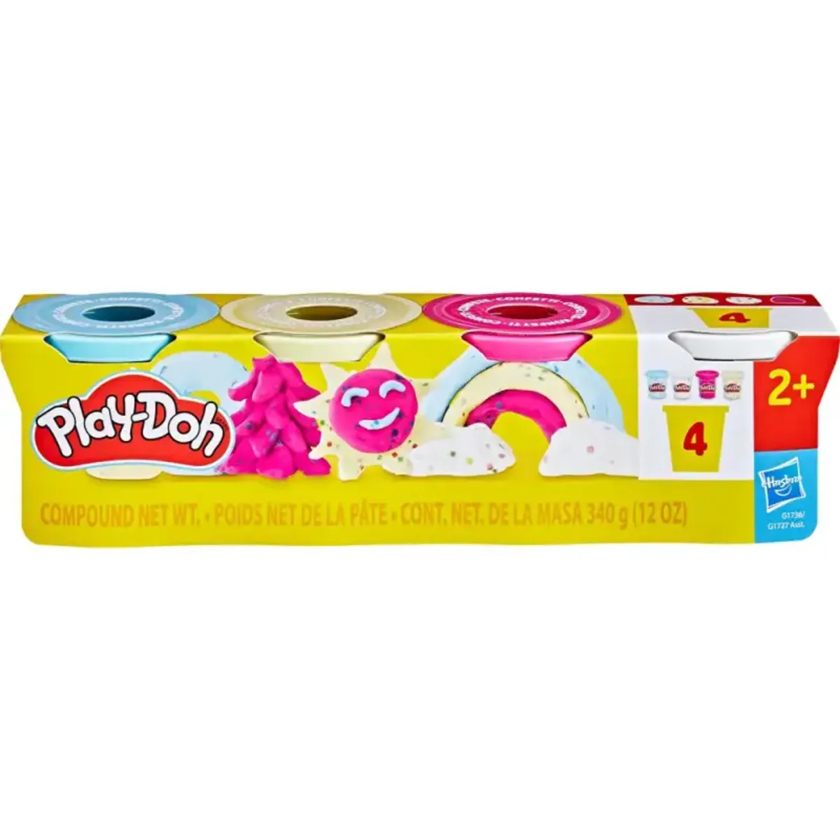 Play-Doh 4Er-Pack Konfettiknete - Image 4