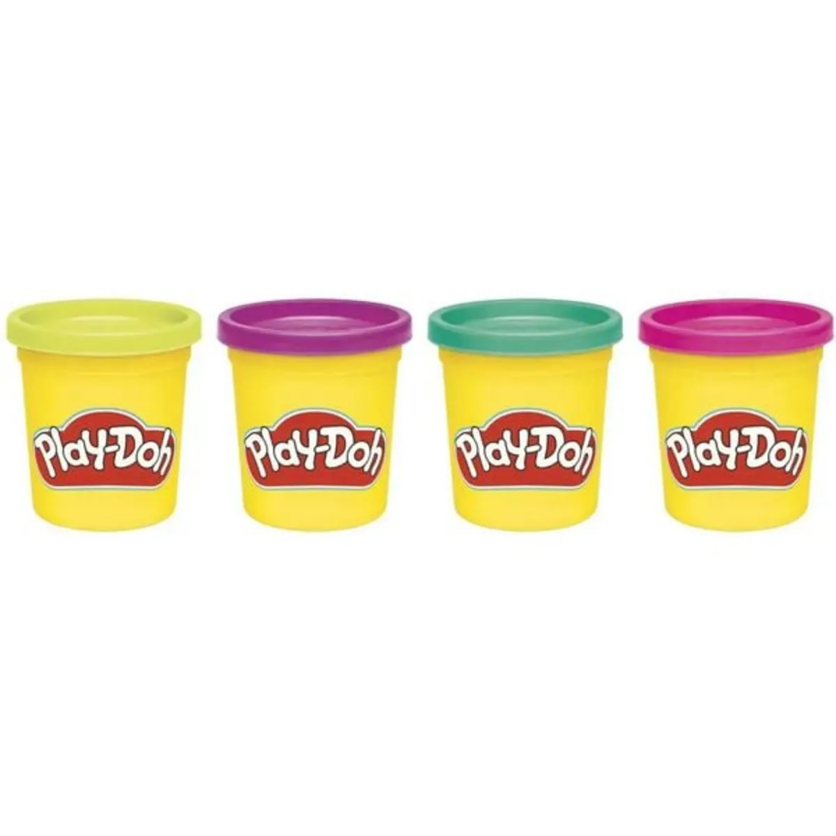 Joom Supermerchanteu Rosa/Gelb/Lila Play-Doh Vier Tuben - G0689 - Bild 6
