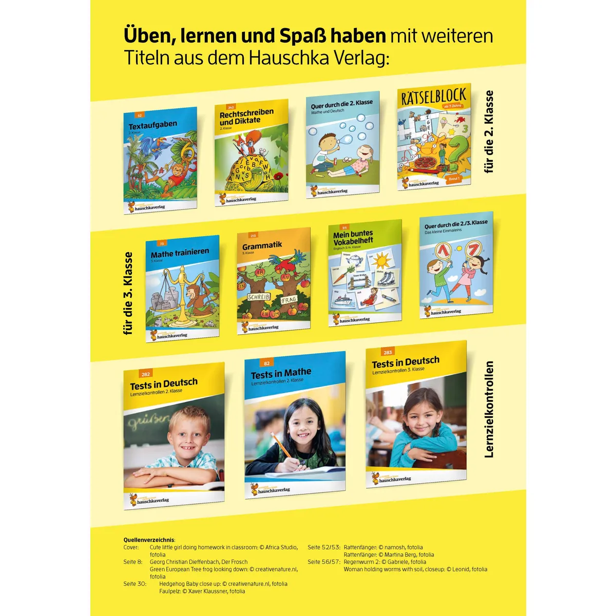 Hauschka Verlag Lesetests In Deutsch - Lernzielkontrollen 2. Klasse