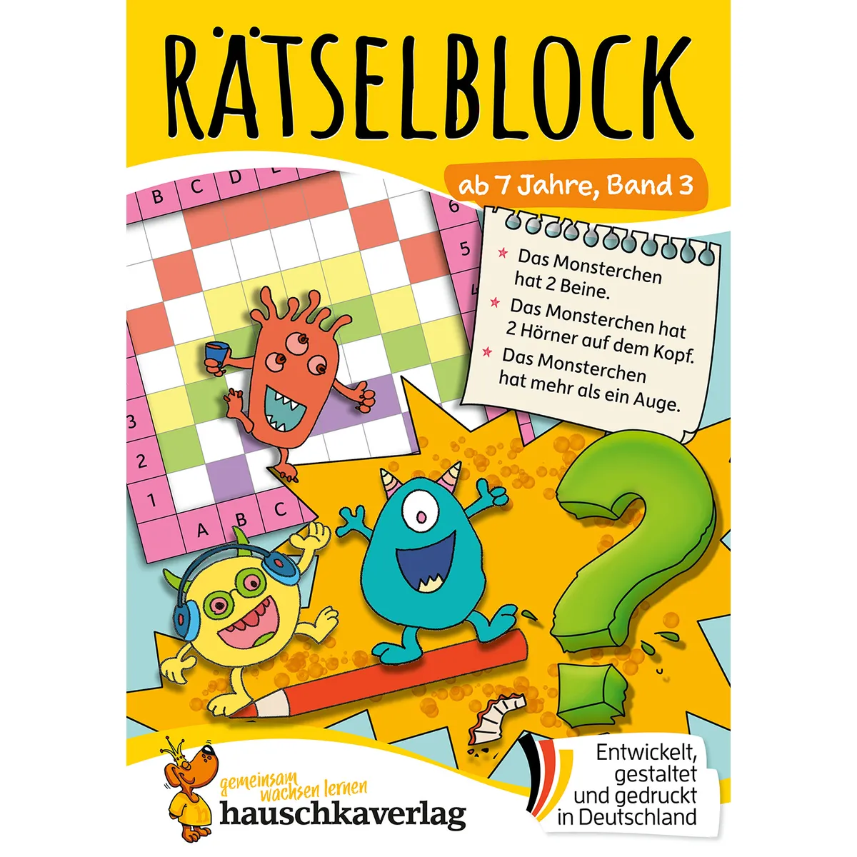 Hauschka Verlag Rätselblock Ab 7 Jahre, Band 3