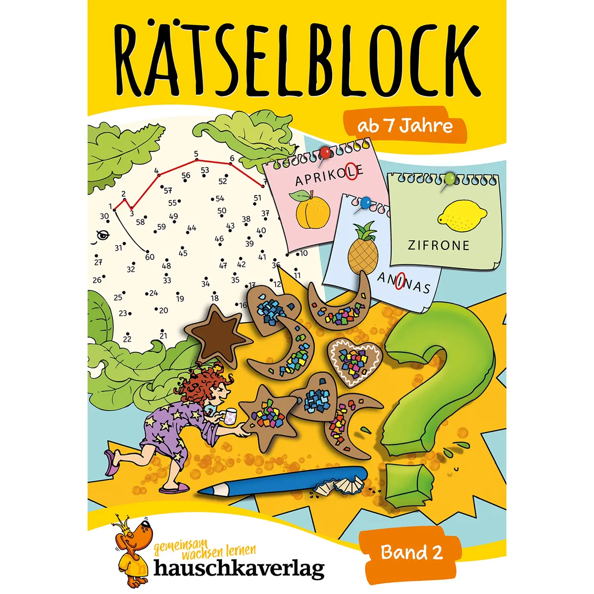 Hauschka Verlag Rätselblock Ab 7 Jahre, Band 2, A5 - Block