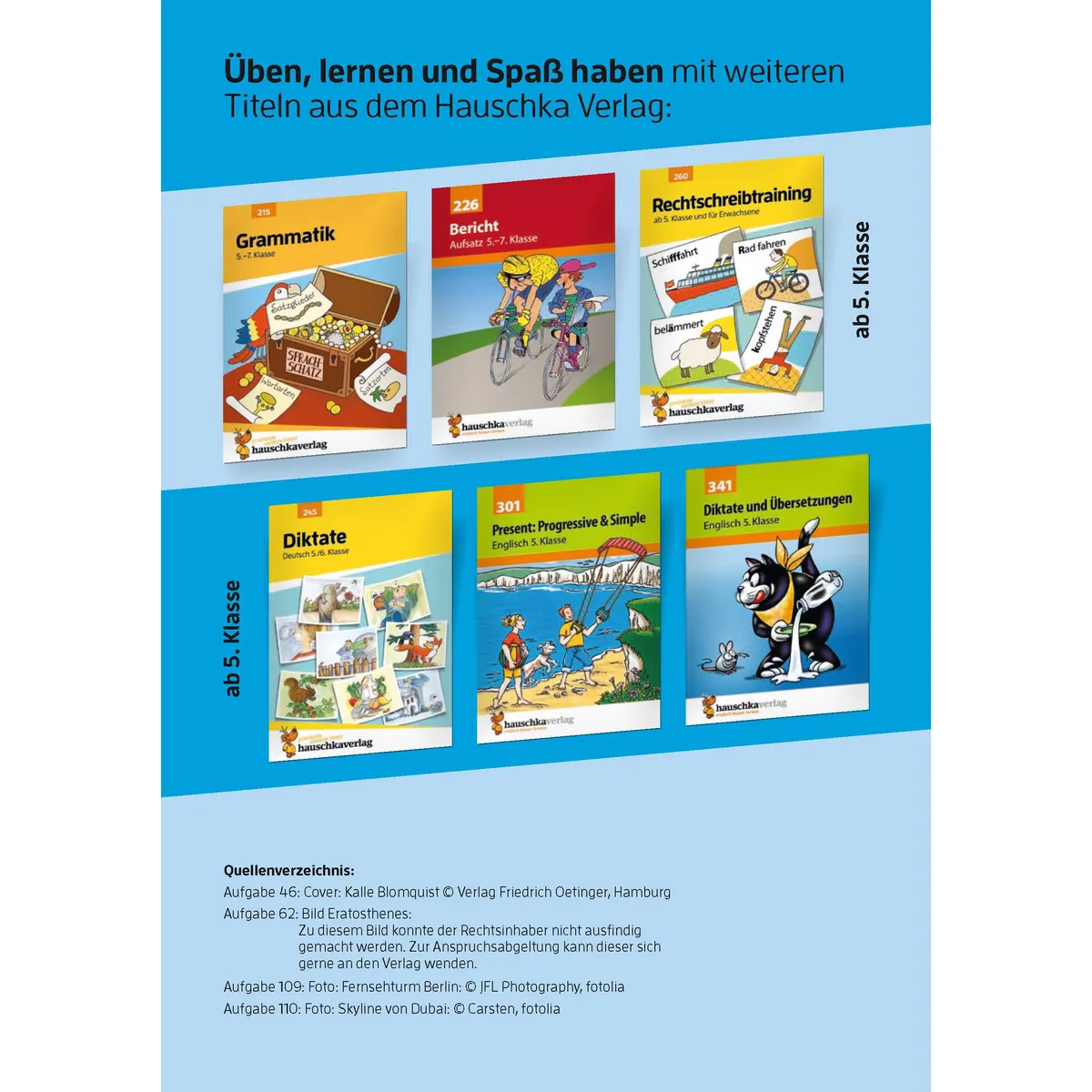 Hauschka Verlag Rechnen Und Textaufgaben Gymnasium 5. Klasse