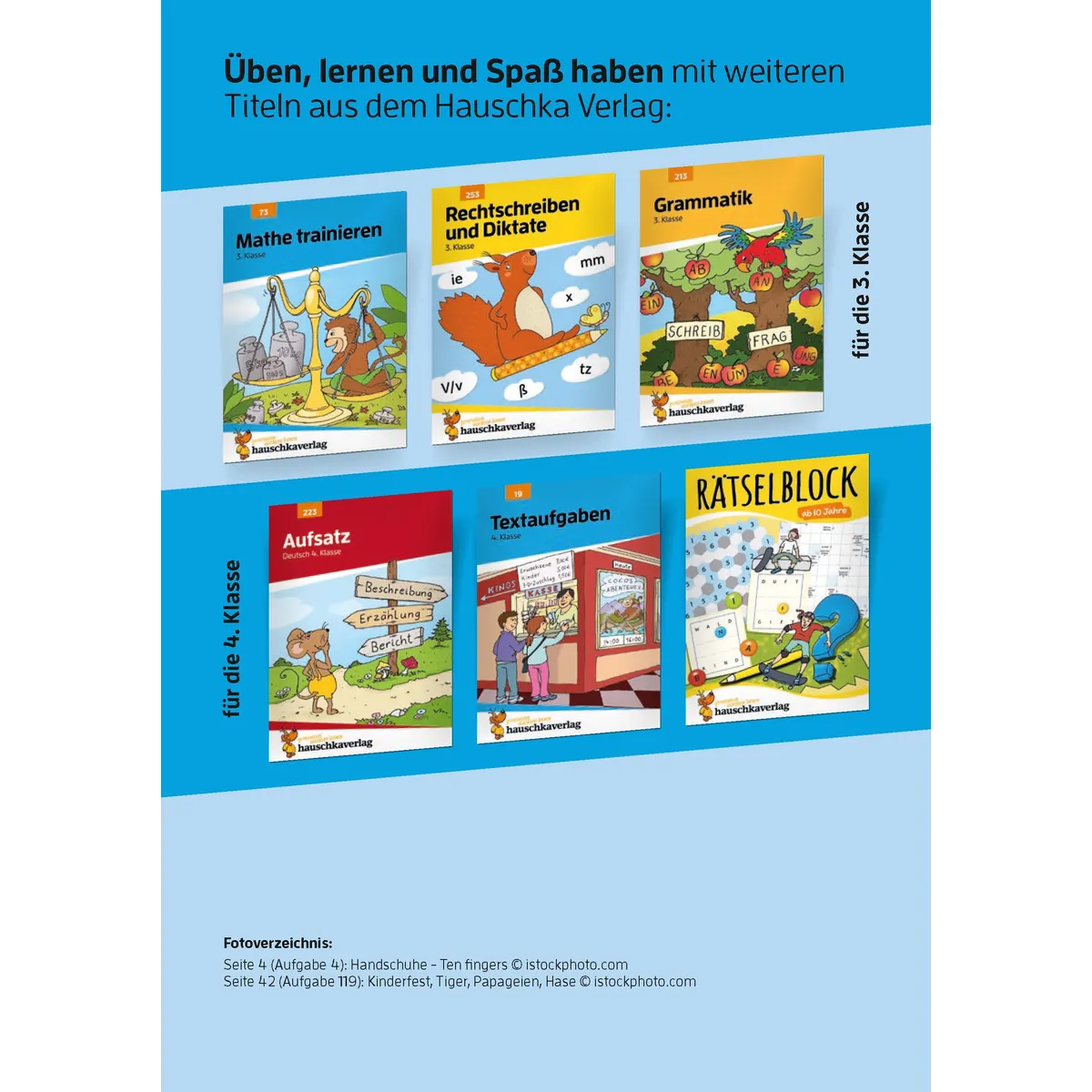 Hauschka Verlag Textaufgaben 3. Klasse