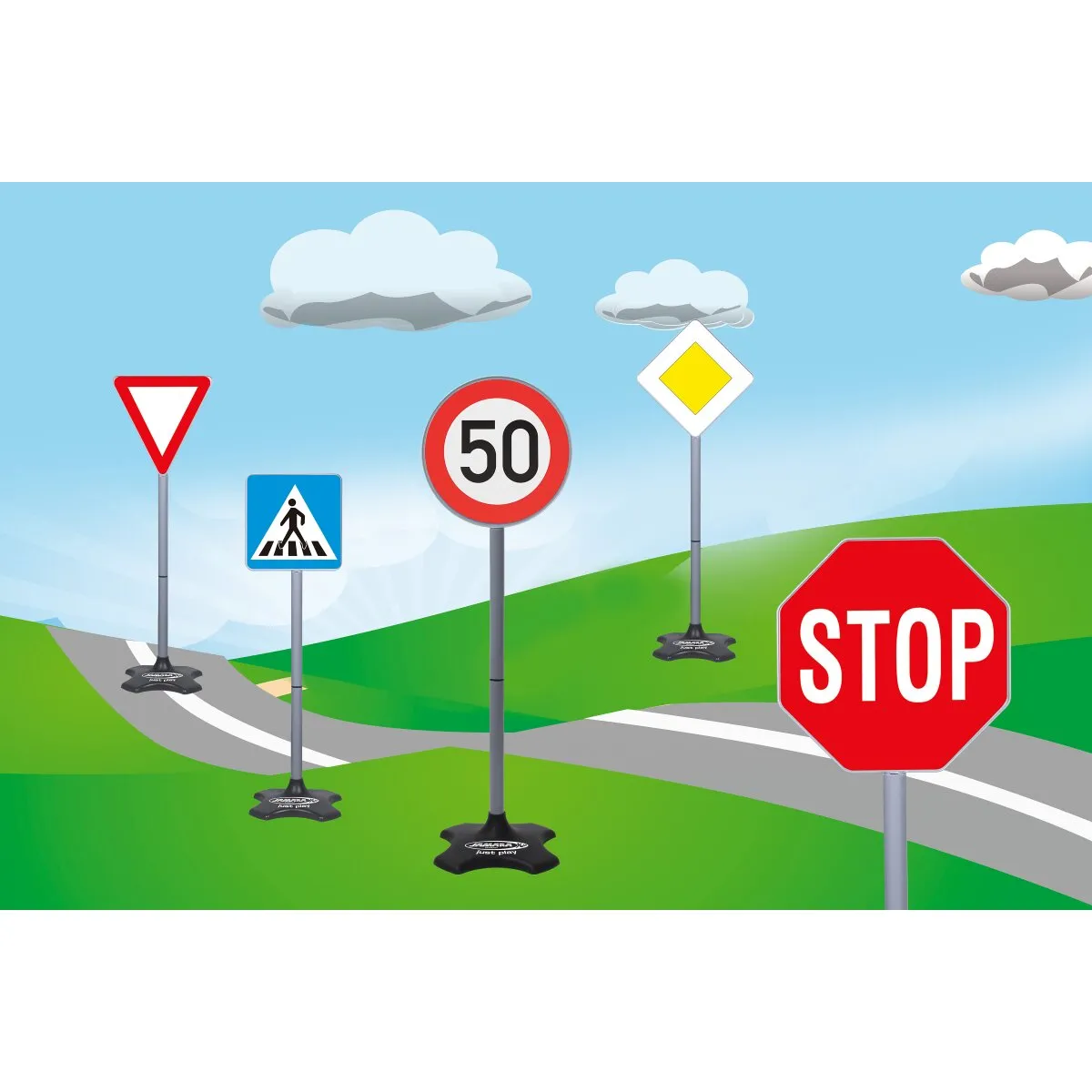 Jamara Schwarz 460257 Traffic-Set-Grand A