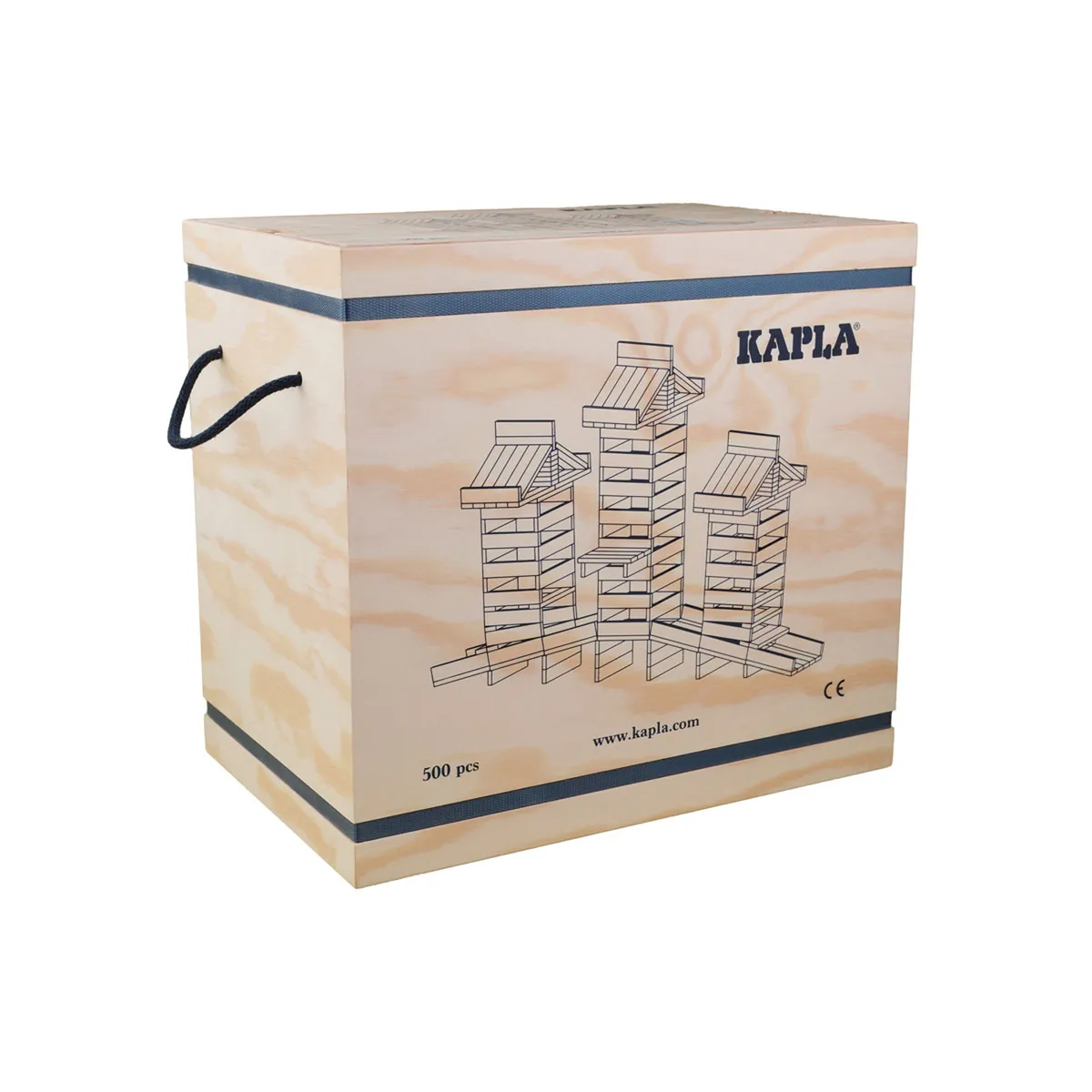 Kapla® 500Er Baustein Kasten Natur