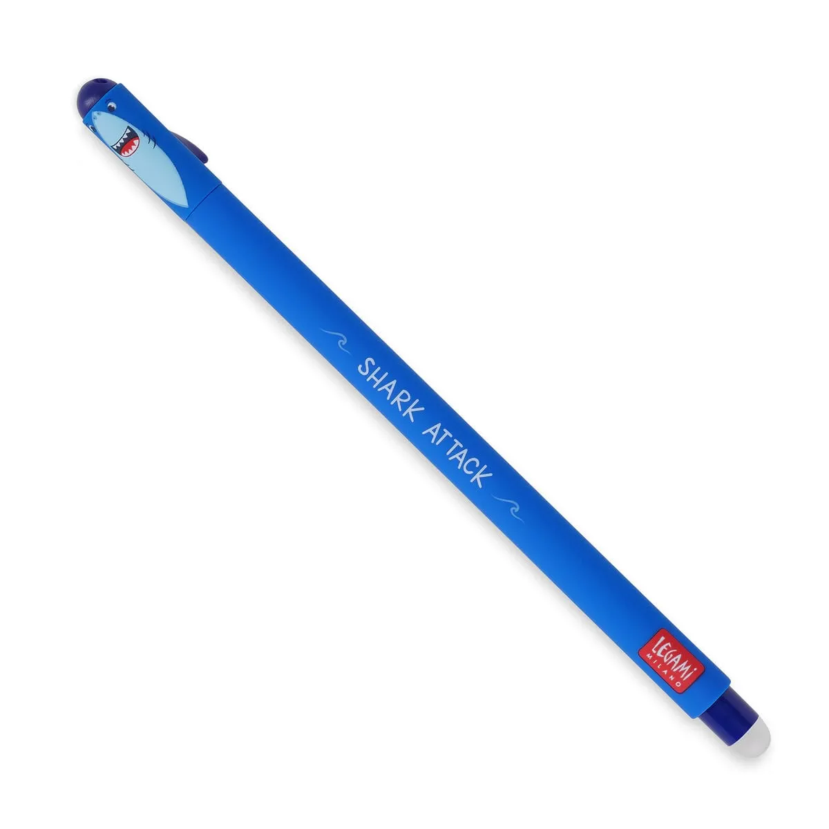 Legami Blau Ep0063 Löschbarer Gelstift „Shark Attack“ - Erasable Pen