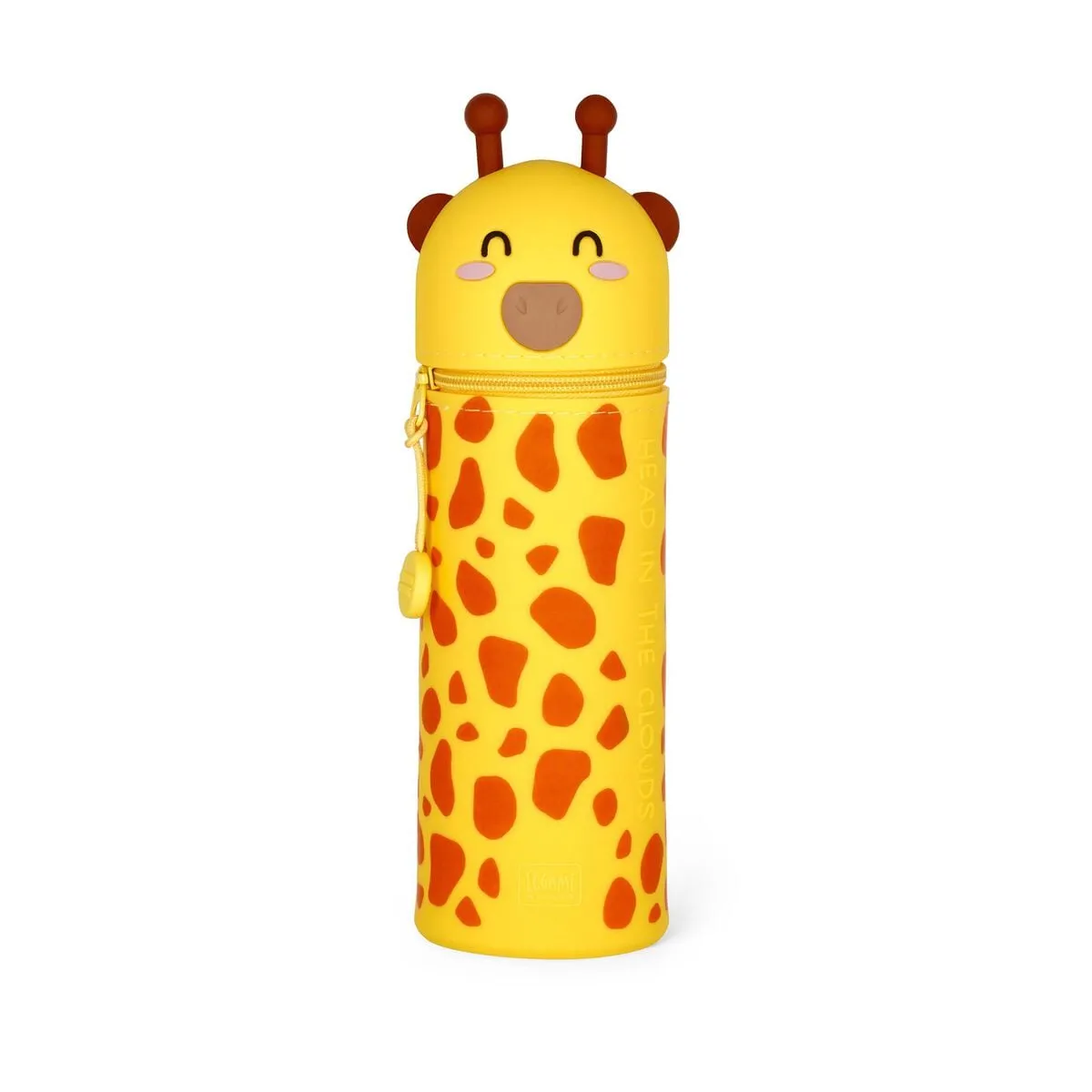Legami Ka0017 2-In-1-Federmäppchen Aus Silikon Giraffe „Head In The Clouds“ - Kawaii