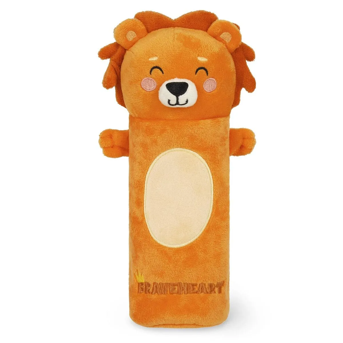 Legami Braun Ppc0006 Flauschiges Federmäppchen Lion „The King“ - Super Soft!
