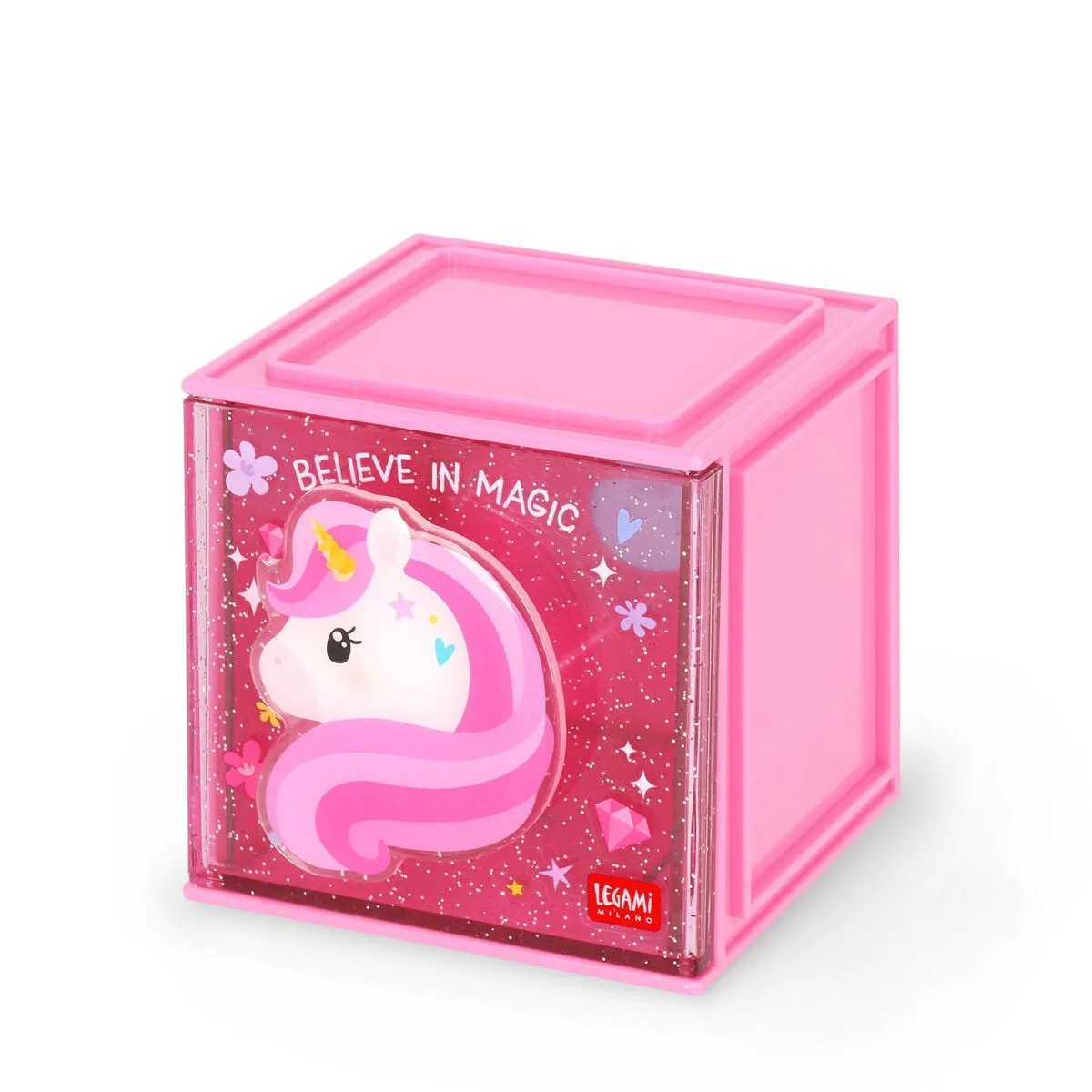 Legami Rosa Sbx0001 Erweiterbare Schreibtischbox - Cutie Cube