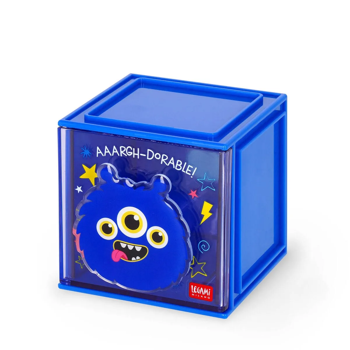 Legami Blau Sbx0006 Erweiterbare Schreibtischbox - Cutie Cube