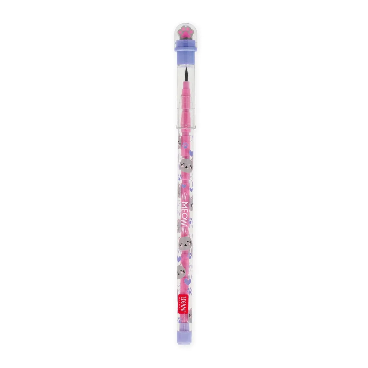 Legami Ste0001 Stapelbare Bleistifte Mit Radiergummi Kitty - Take A Tip