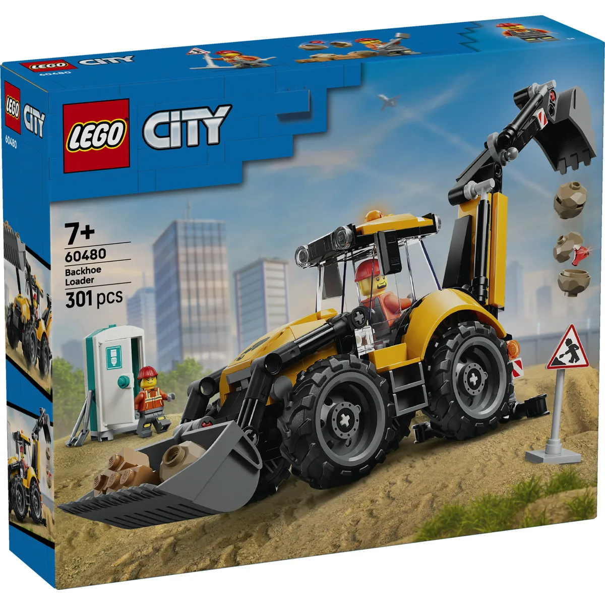 LEGO® City 60480 Gelber Baggerlader - Bild 20