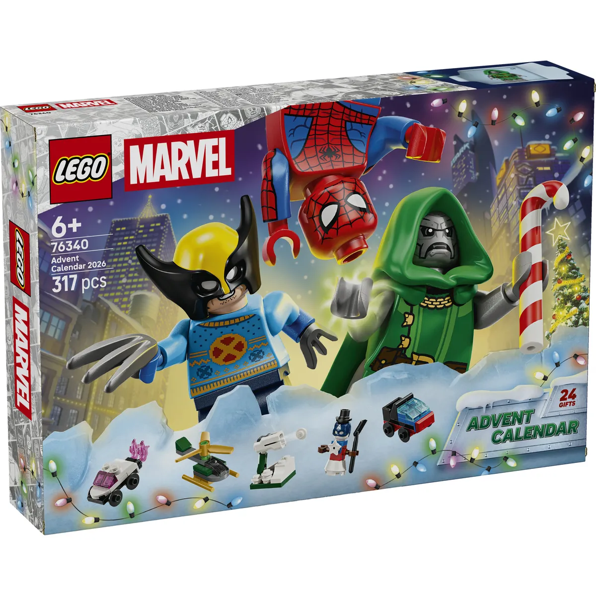 Lego Unisex Marvel Advent Calendar 2026 - Super Hero Building Toys - Christmas Gift For Kids - 76340 - Image 7