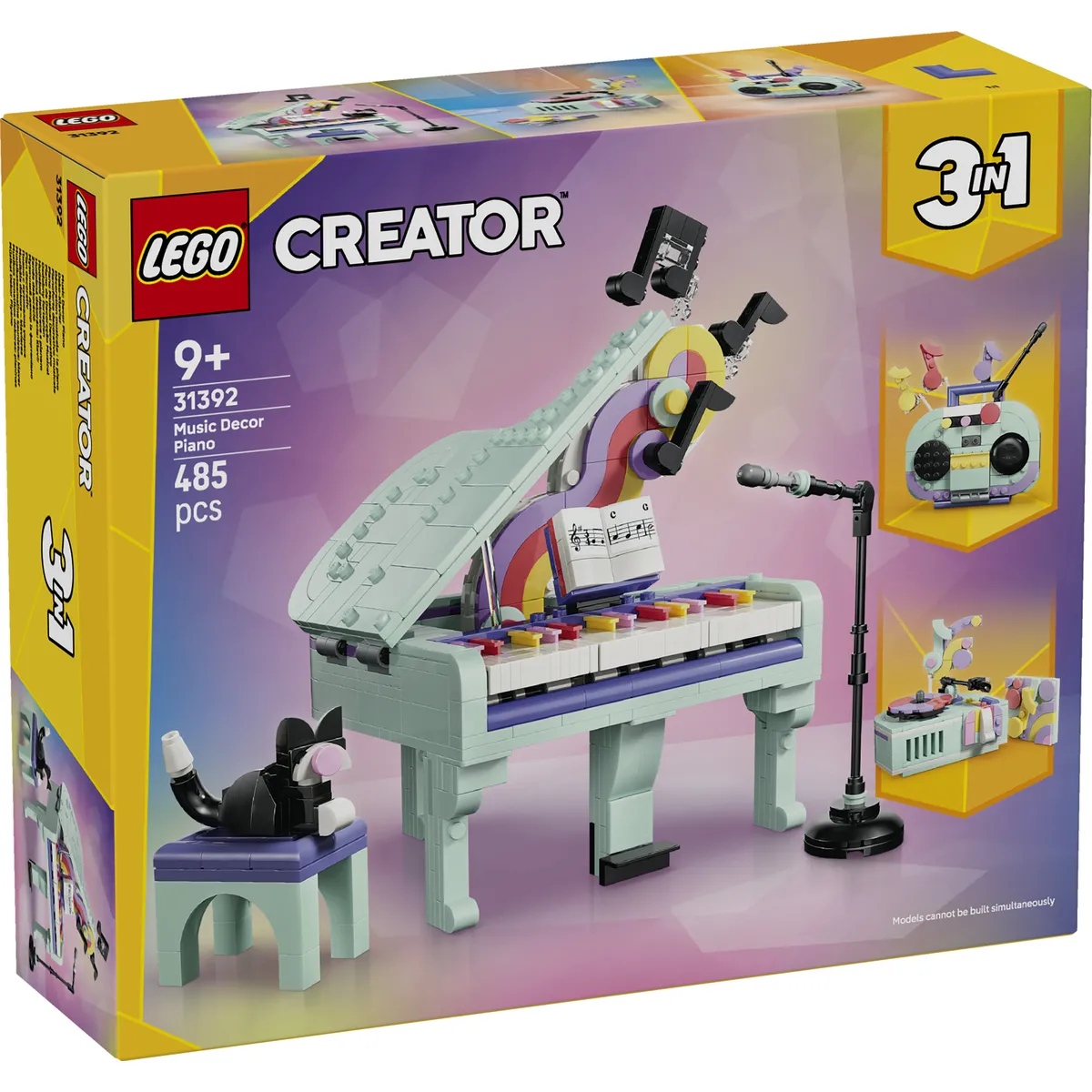 Joom Lego Creator 3-En-1 31392 Décoration Musicale : Piano Et Chat - Jouet Dès 9 Ans - Cadeau - Bild 13