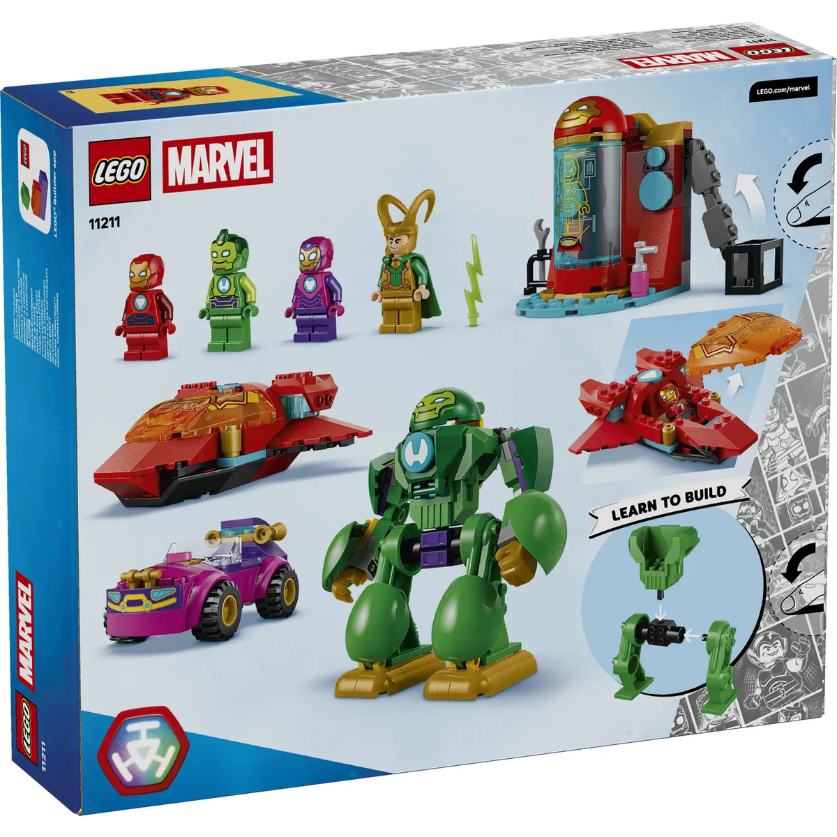 Lego Unisex Loki Vs. Team Iron Man 11211 - Bild 7