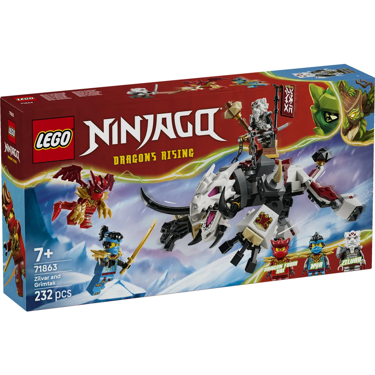 Lego Ninjago Zilvar Y Grimtak Drachenbestie 71863 232 Teile - Bild 16