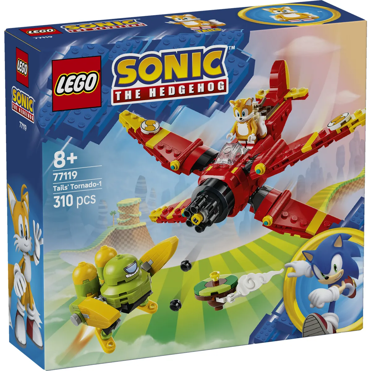 Lego Lego® Sonic The Hedgehog™ - 77119 Tails’ Tornado-1 152 Mehrfarbig in Größe 99 - Bild 8