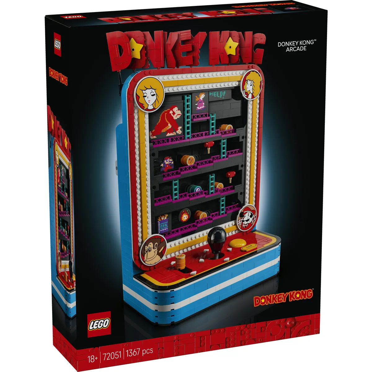 Joom Lego 72051 Donkey Kong Arcade Game Donkey Kong - Set For Adult - Interactive 3D Model - Collector Gaming Product - Bild 13
