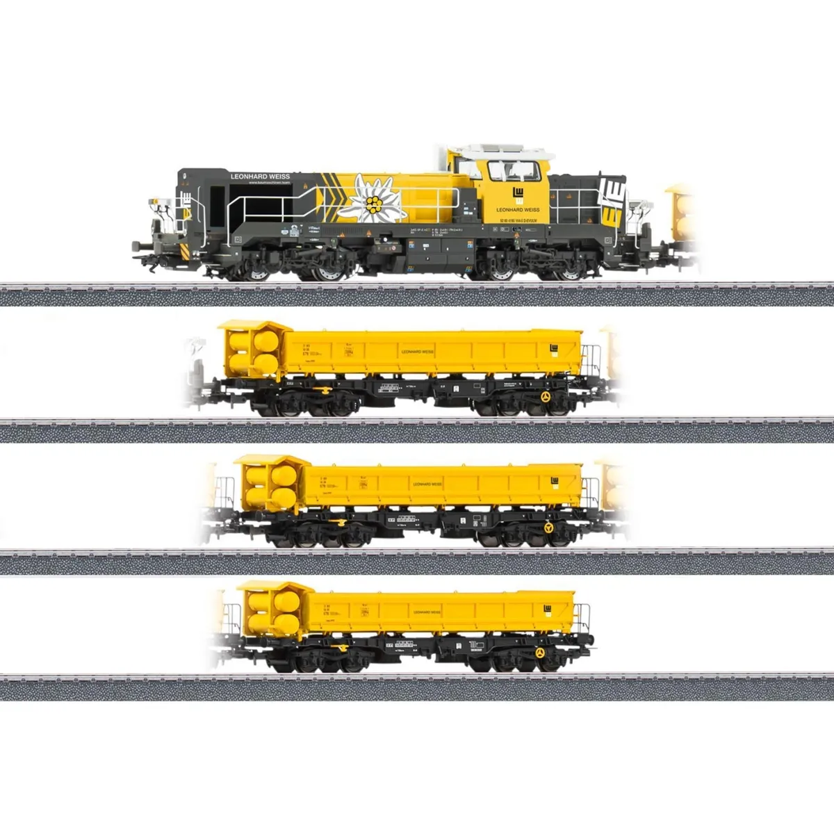 Märklin Weiss 26180 H0 Zugpackung "Bauzug Leonhard ", Privat, Ep. Vi