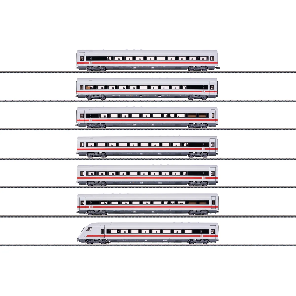Märklin Rote 42930 H0 Ice-Schnellzugwagen-Set 7-Teilig, Db Ag, Ep. Vi