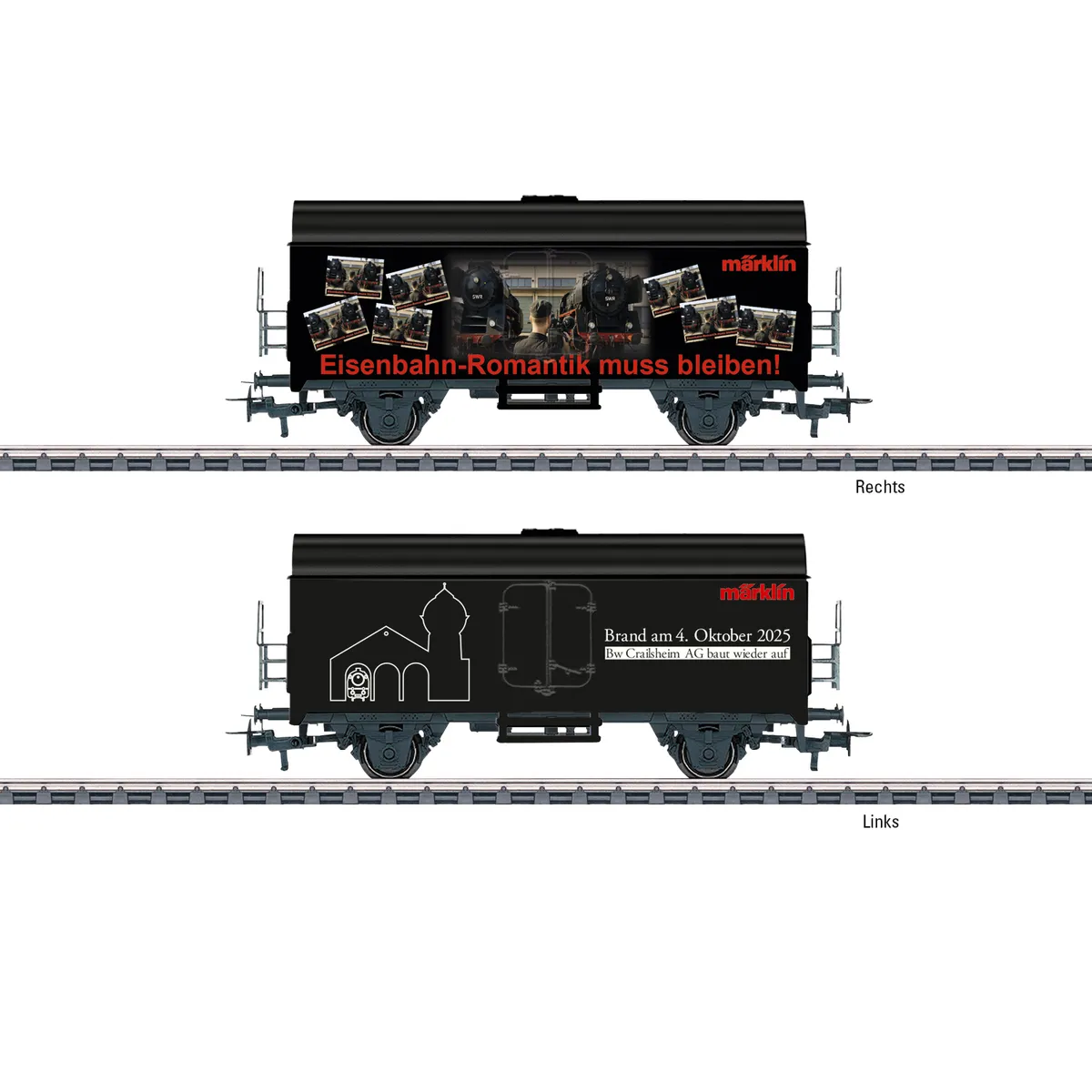 Marklin Märklin 44294 H0 Kühlwagen In Sondergestaltung Für Die Initiative "Eisenbahn-Romantik Muss Bleiben!", Ep. Vi - Image 4