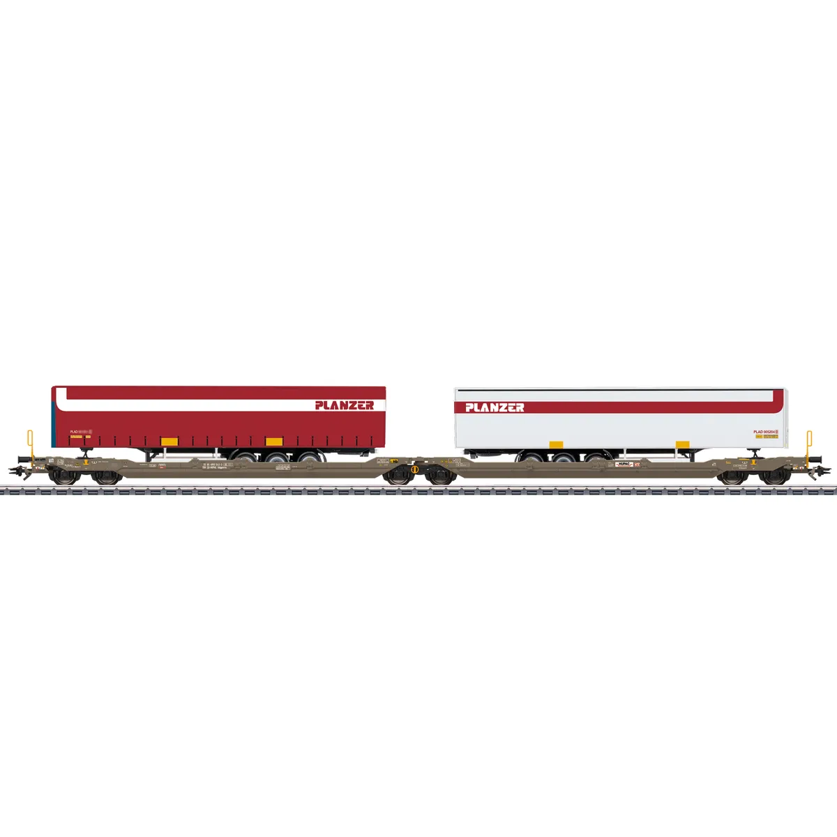 Marklin Märklin 47475 H0 Doppel-Taschenwagen Sdggmrss, Hupac Ag, Ep. Vi - Image 7
