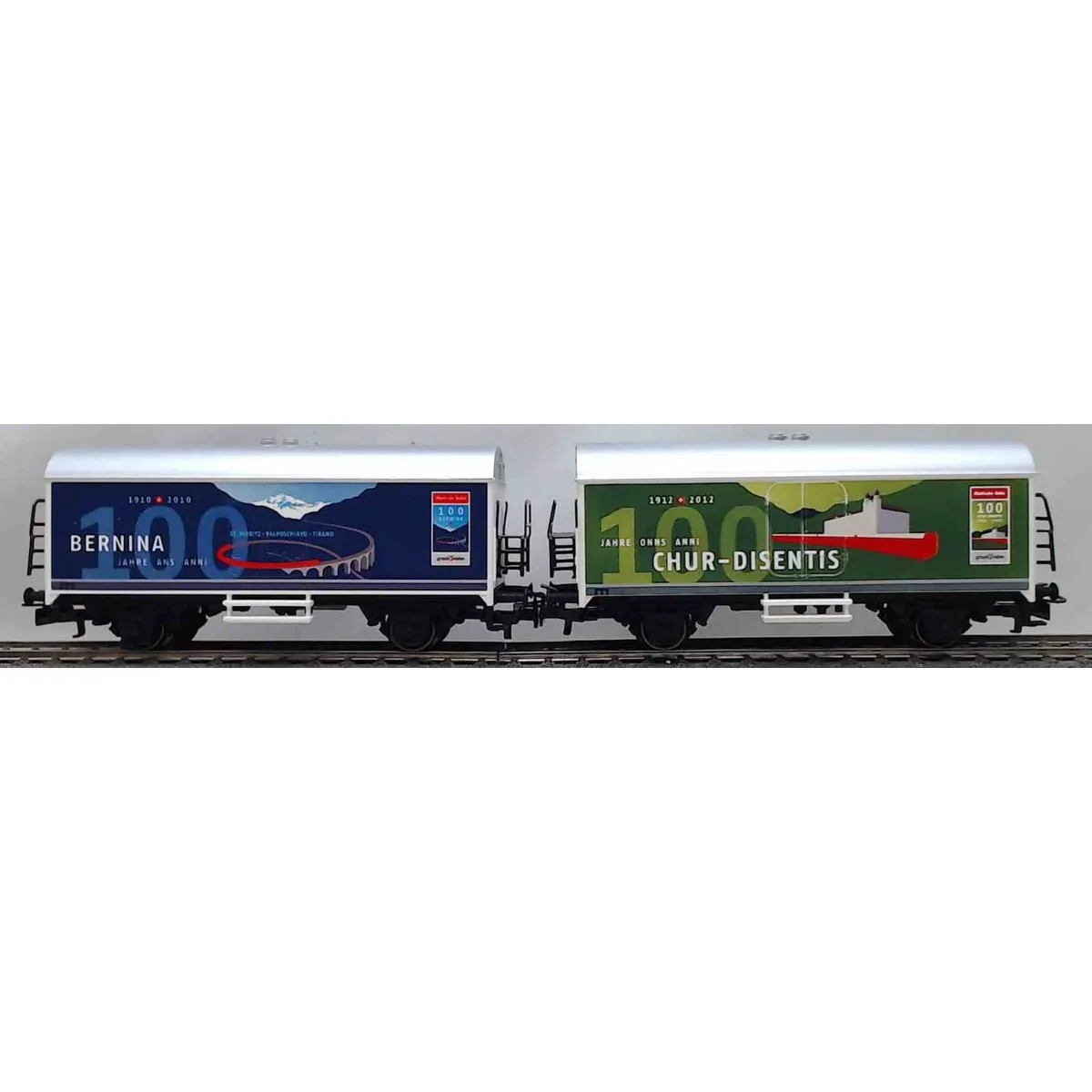 Märklin 94484 H0 Sonderwagen Rhätische Bahn 100 Jahre Bernina, RhB, Ep. VI