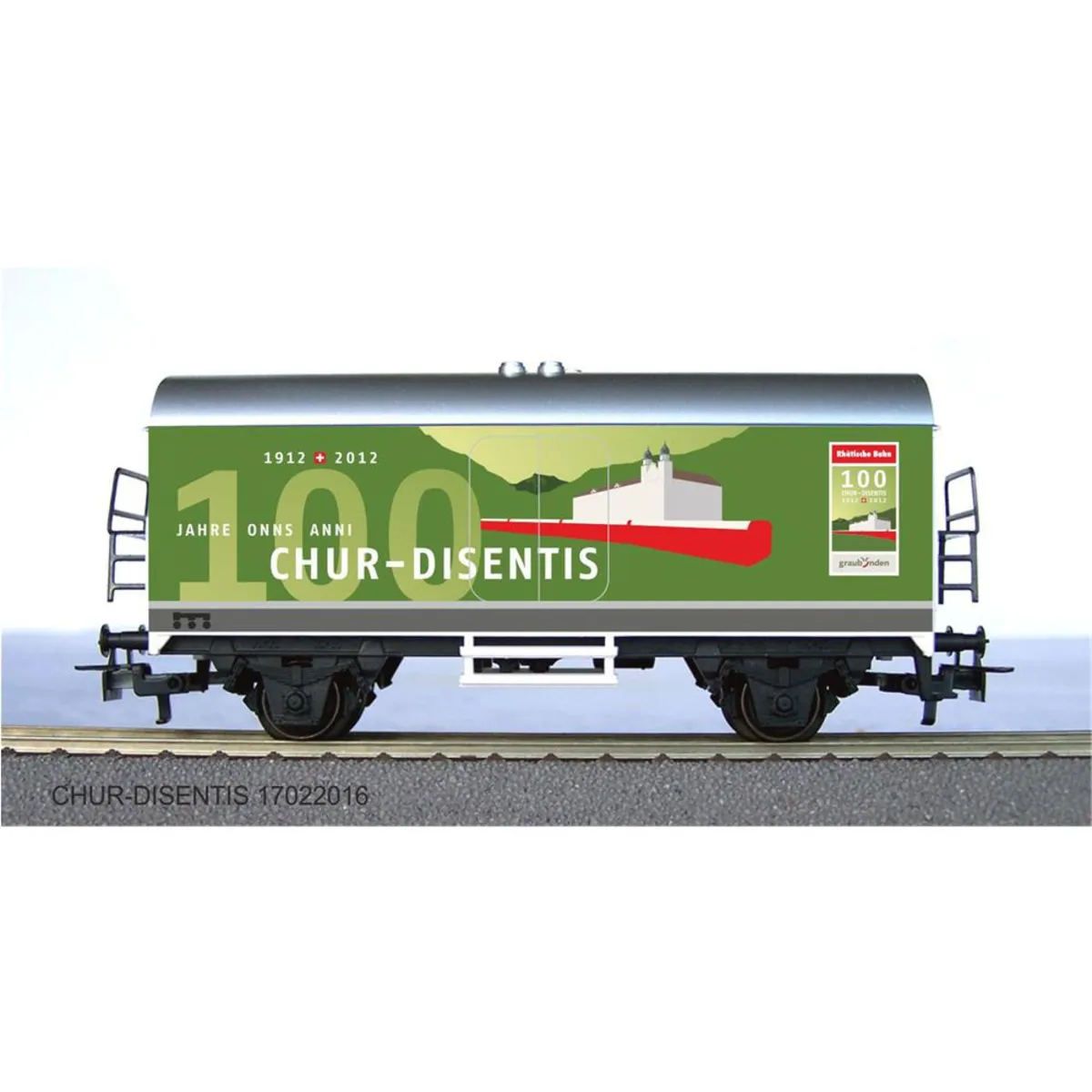 Märklin 94485 H0 Sonderwagen Rhätische Bahn 100 Jahre Chur-Disentis, RhB, Ep. VI
