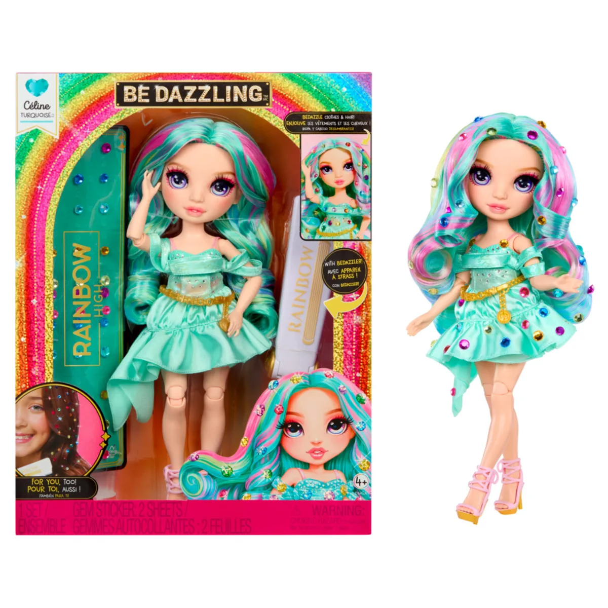 Rainbow High Core New Characters Fashion Dolls- Teal - Image 7