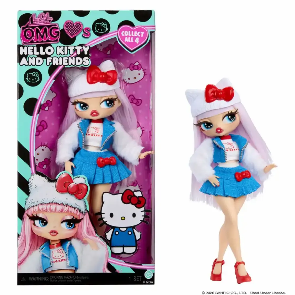 Joom L.o.l. Surprise! Lol. Überraschung! O.m.g.. Hello Kitty Und Freunde - Hello Kitty, Bewegliche Puppe - 24 Cm - 4 Modelle Zum Sammeln - Image 2