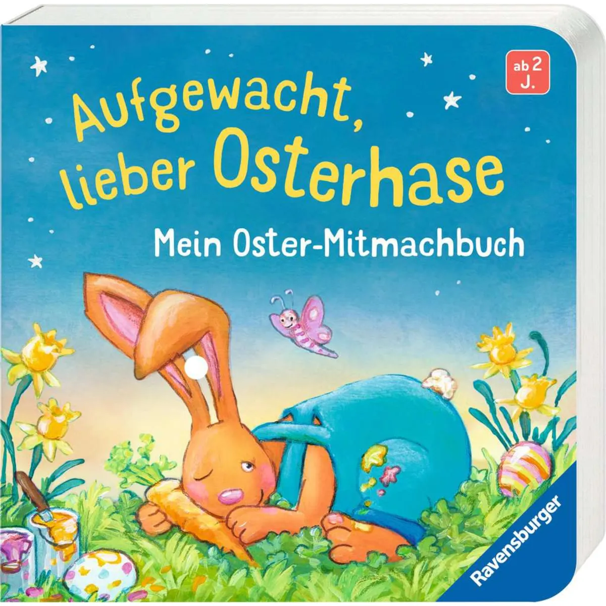Ravensburger 42233 Aufgewacht, Lieber Osterhase: Mein Oster-Mitmachbuch